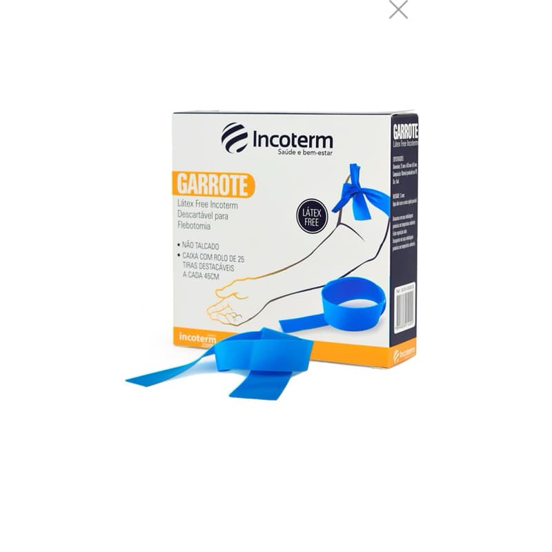 garrote látex azul Incoterm