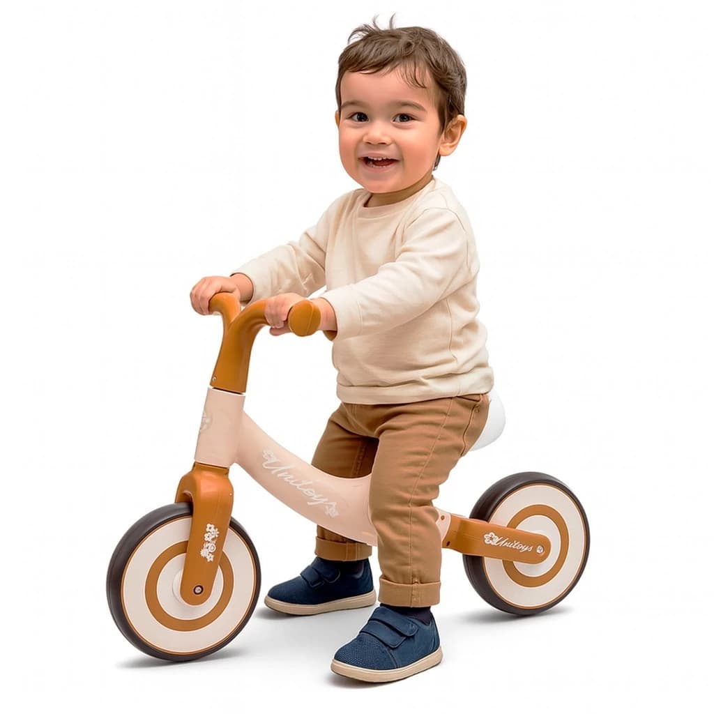 Bicicleta de Equilíbrio Infantil Sem Pedal - Marrom