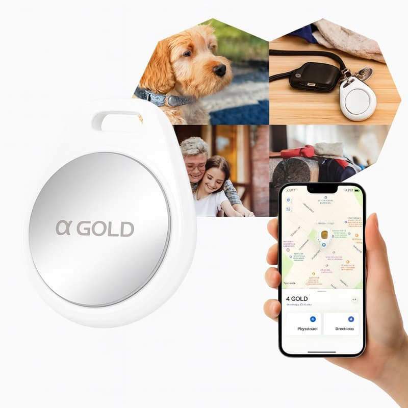 Smart Tag Rastreador GPS Localizador Air Tag Inteligente (Apple Find My) original A’GOLD – Proteção Garantida