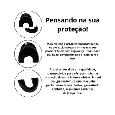 Protetor bucal + case
