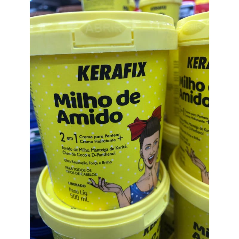 Máscara amido de milho kerafix