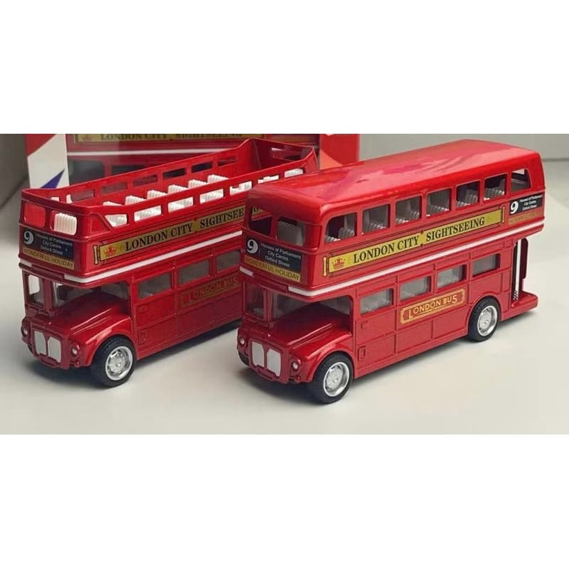 miniatura ônibus de London vermelho escala 1/60