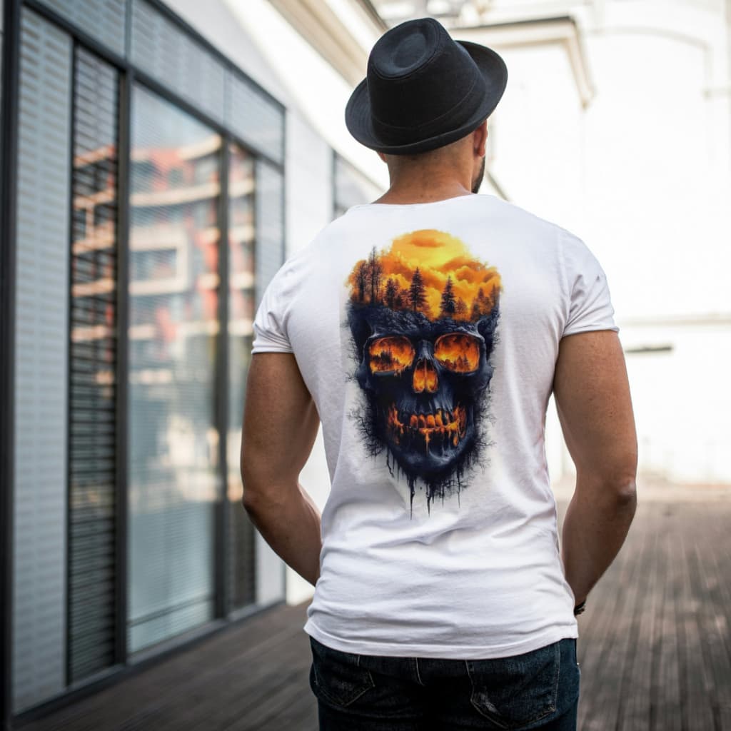 Camiseta  Branca Streetwear Vintage | 100% Algodão 30.1 Penteado | Estampa DFT alta qualidade