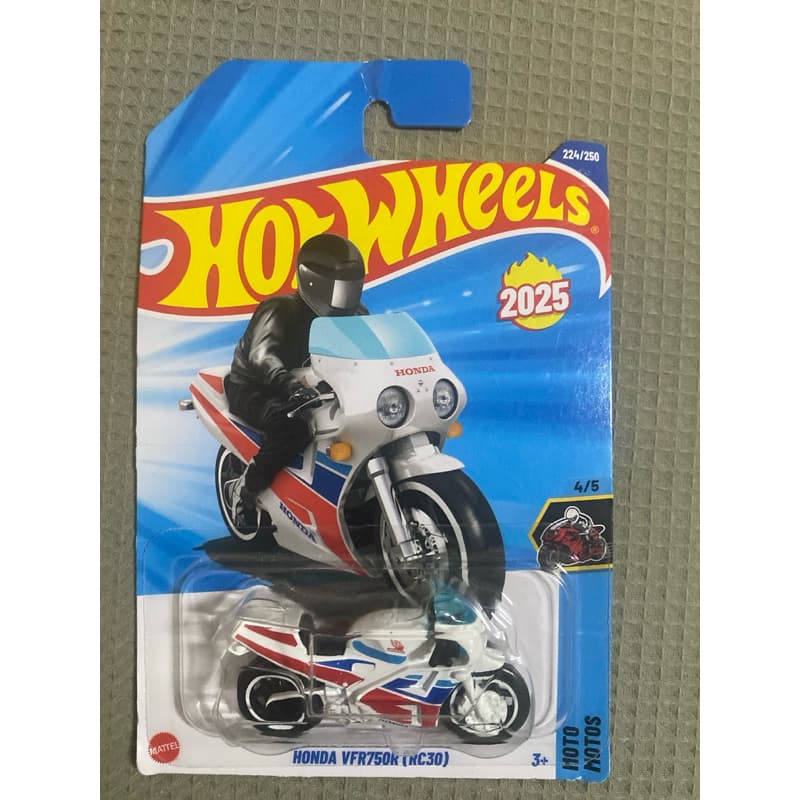Hot Wheels Honda VFR750R (RC30) — Edição 2025 (224/250) — Miniatura Moto Esportiva