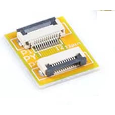 Placa de extensão ffc fpc, 2 peças, cabo plano flexível 0.5mm 12 pinos