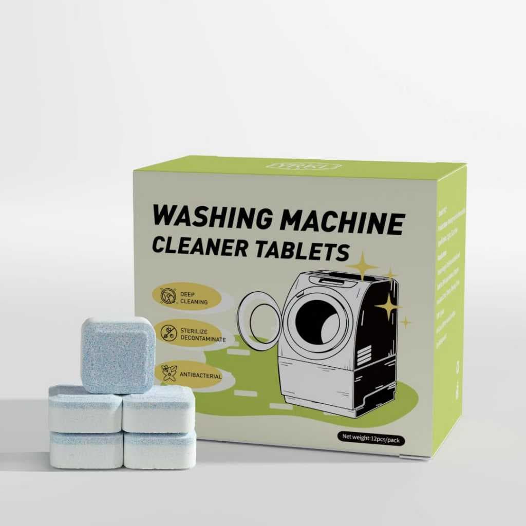 Tabletes limpadores para máquina de lavar limpeza profunda e bacteriana