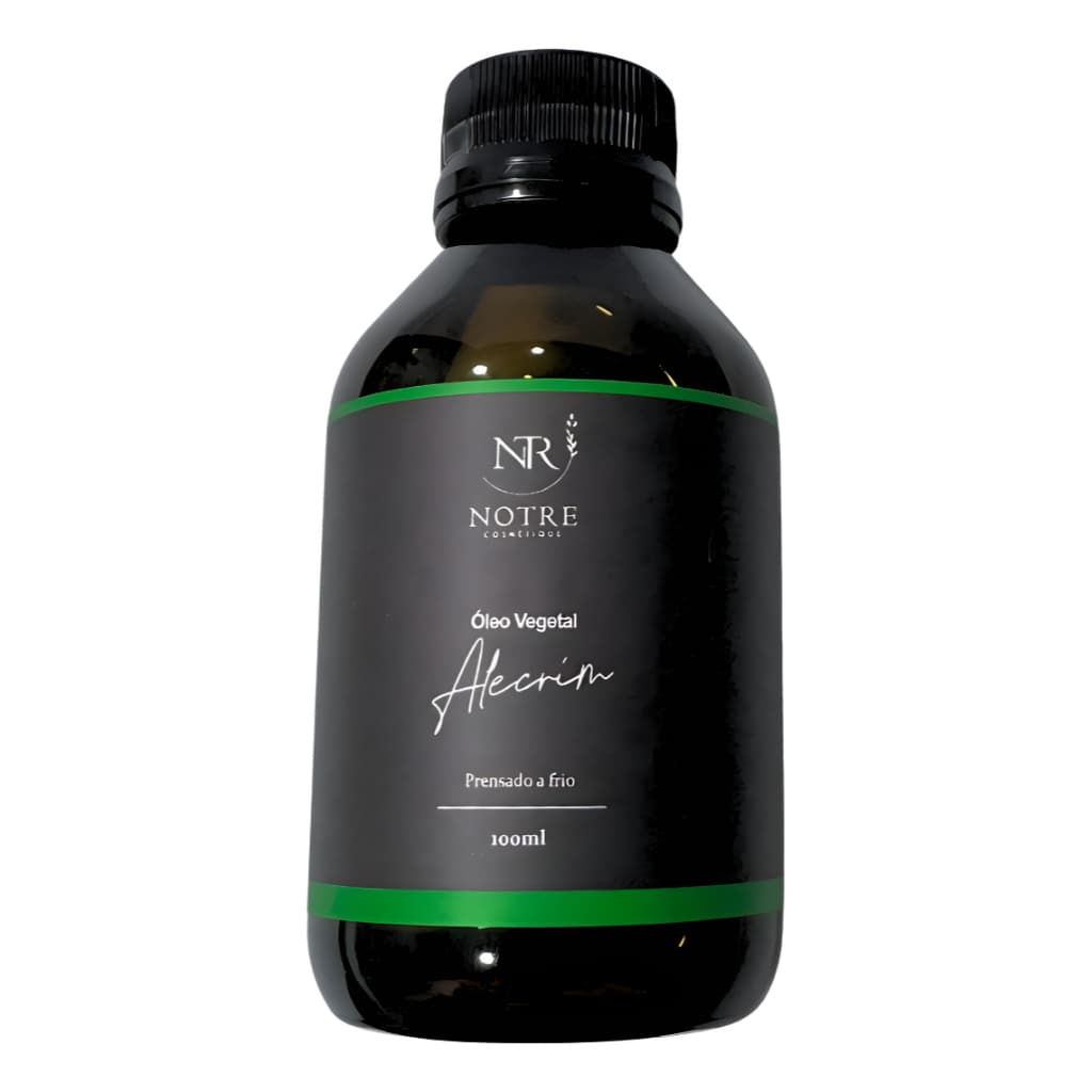 Óleo Vegetal De Alecrim 100ml Fortalece Os Fios Estimula OCrescimento Capilar Tonifica Pele Revigora