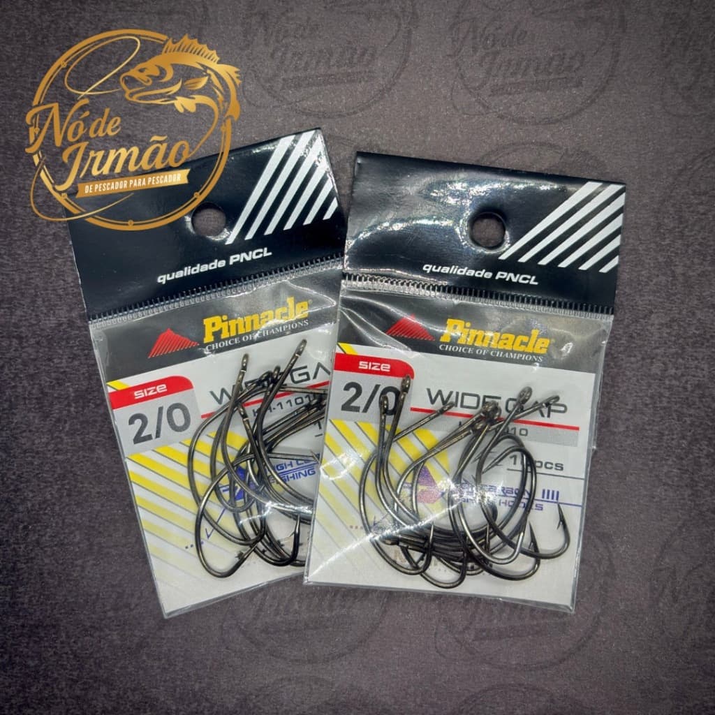 Anzol OffSet – Anzol Pinnacle Magna Super Lock – Anzol Pinnacle 10 Pçs– Nó de Irmão
