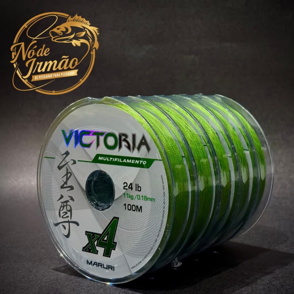Linha Multifilamento Victoria 4X – Marca: Maruri – Multifilamento Victoria – 100 metros