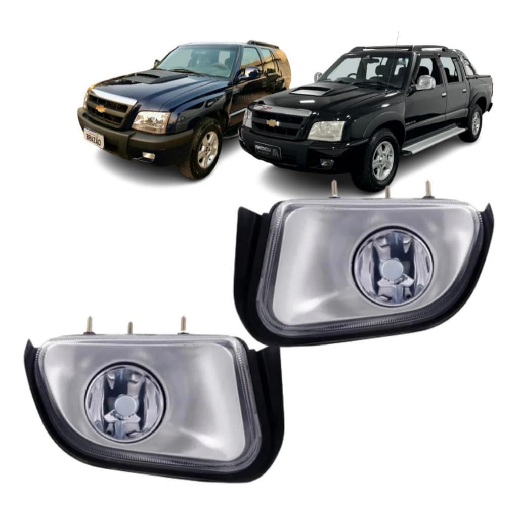 Par Farol Milha Auxiliar S10 Blazer 2001 A 06 07 08 09 10 2011