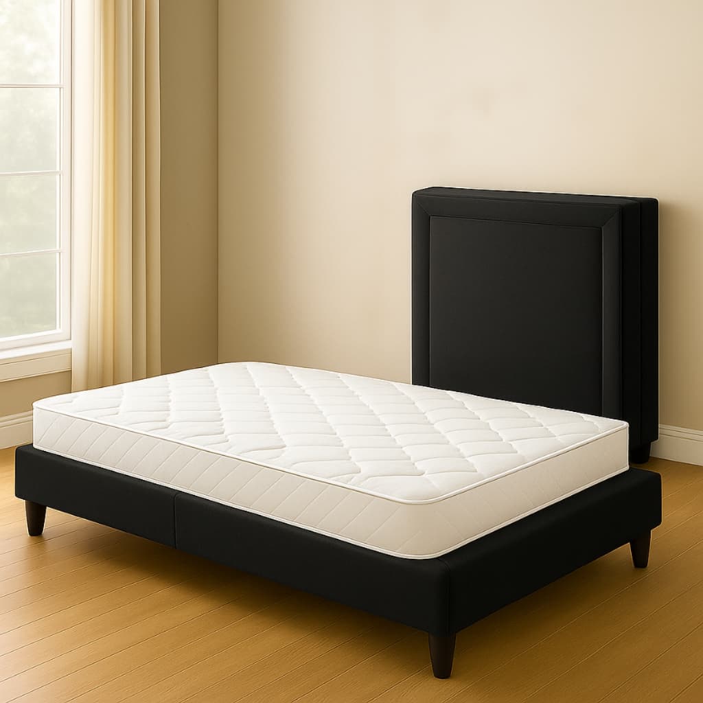 Base Cama Box Colchão Solteiro Fácil De Montar Reforçado Desmontável 88x188cm