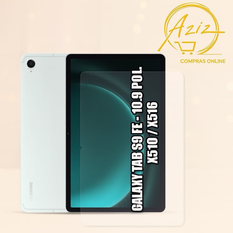 Película de Vidro Premium Anti-Risco P/ Galaxy Tab S9 FE 10.9 (X510/X516) – Ultra Resistência 9H