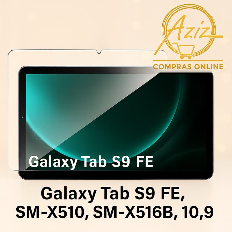 Película de Vidro Temperado 9H para Samsung Galaxy Tab S9 FE 10,9” – Proteção Completa e Alta Definição