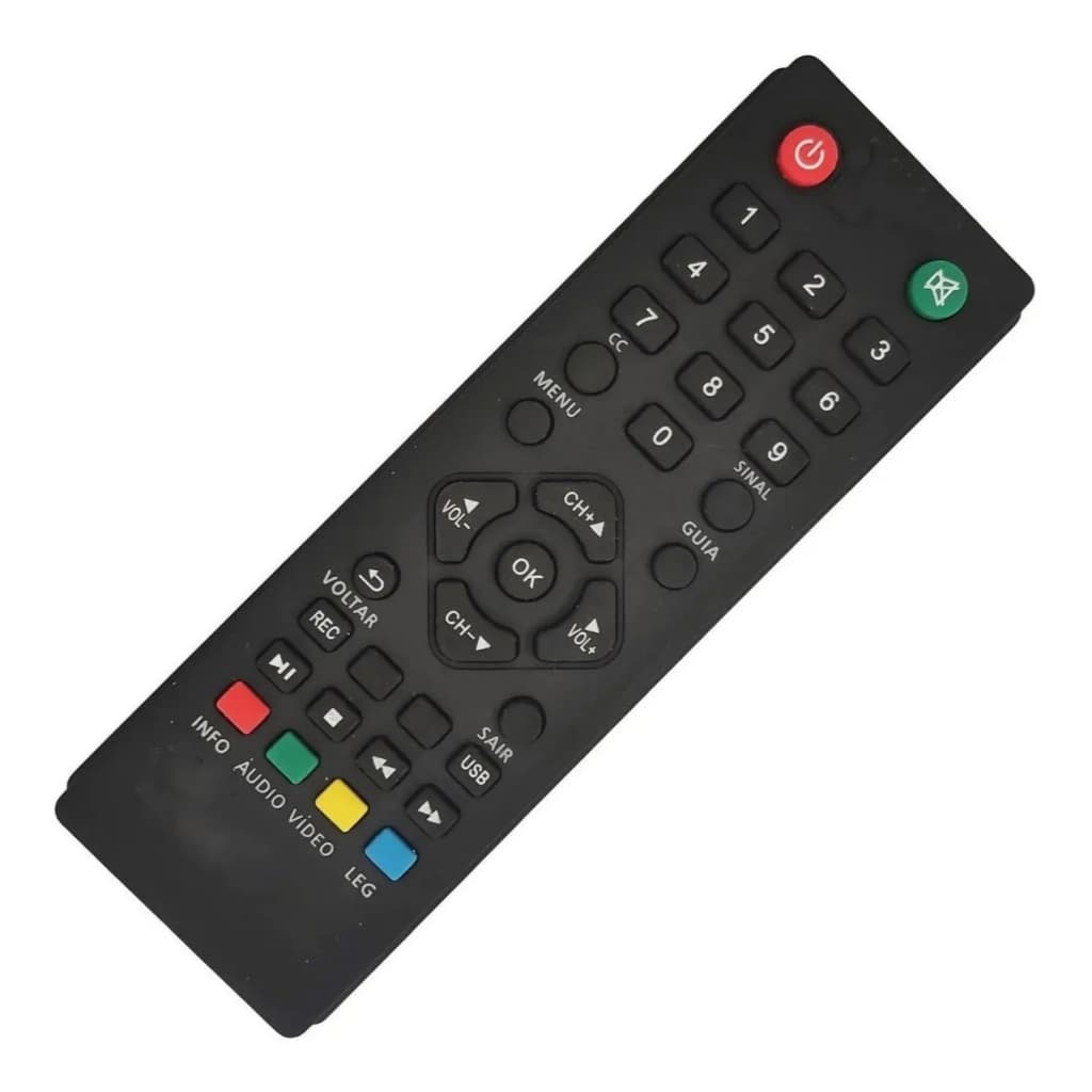 Controle Remoto Para Receptor Conversor Tv Digital Intelbras + PILHAS
