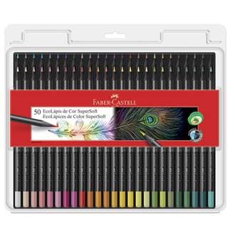 Ecolápis Supersoft C/50 Cores 120750SOFT FABER-CASTELL