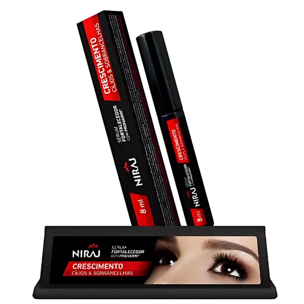 Serum Niraj Fortalecedor Cilios E Sobrancelhas Com Prohairim 8ml