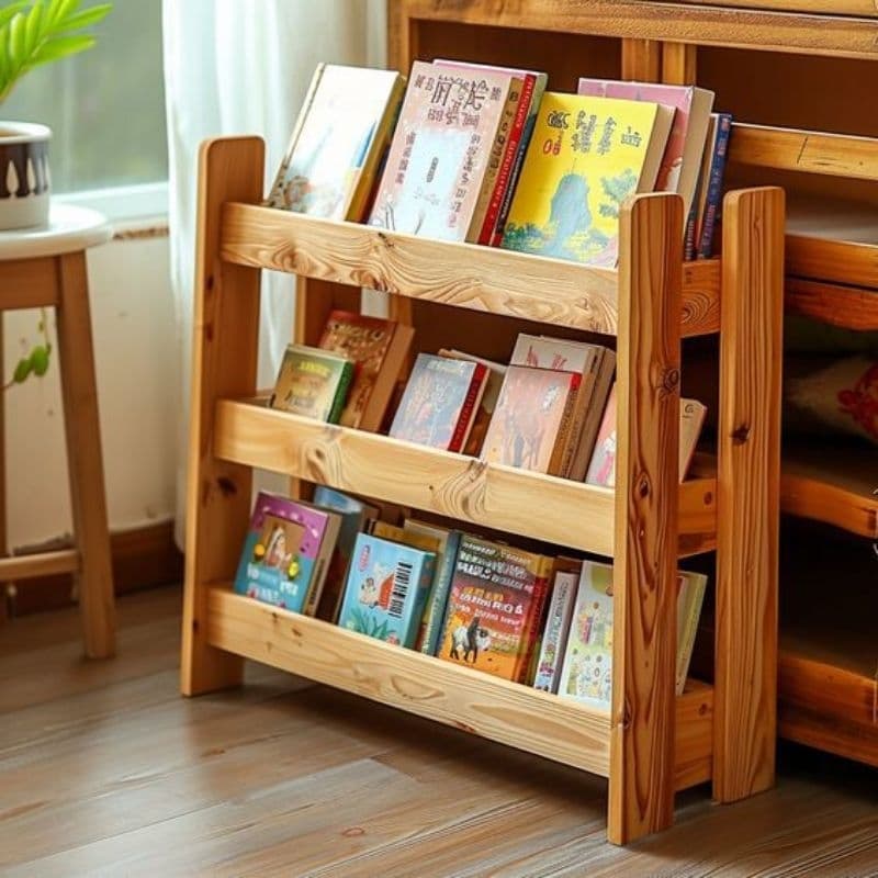 Estante para livros mini biblioteca infantil suporte para livros infantis