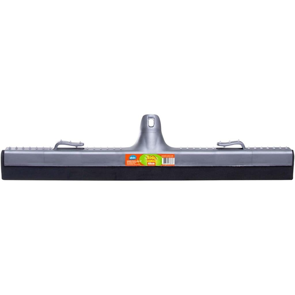 Rodo de Limpeza de Casa Alklin 40cm Borracha Dupla e Rosca Universal - Sem Cabo