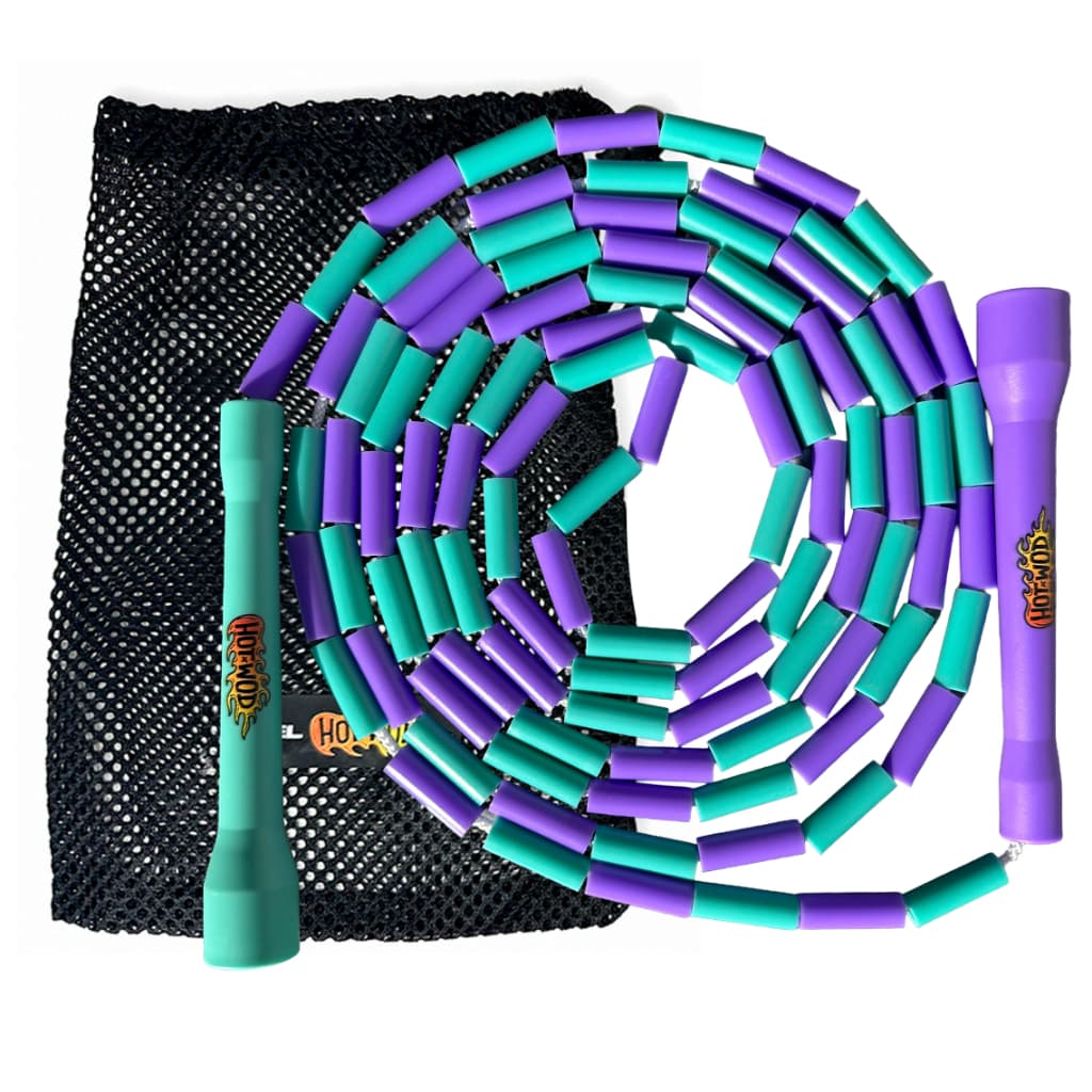 Corda Pular Segmentada Crossover Beaded Rope Freestyle Ajustável Original Fuel Sports - Boreal