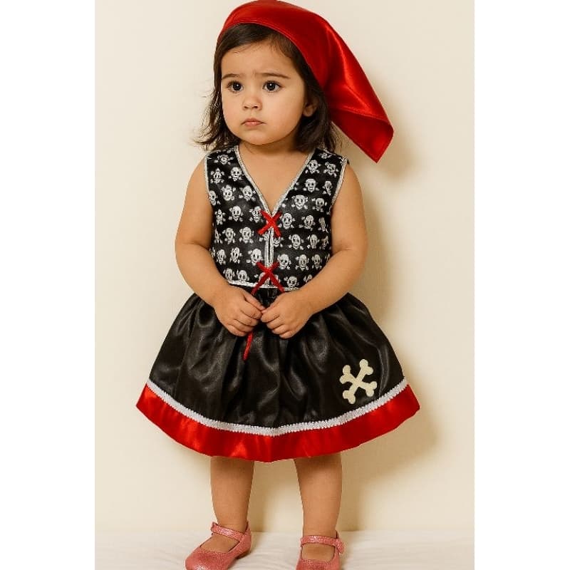 fantasia do pirata infantil menina carnaval 4 anos