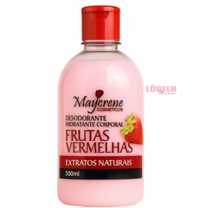 Desodorante Hidratante Corporal Frutas Vermelhas Maycrene