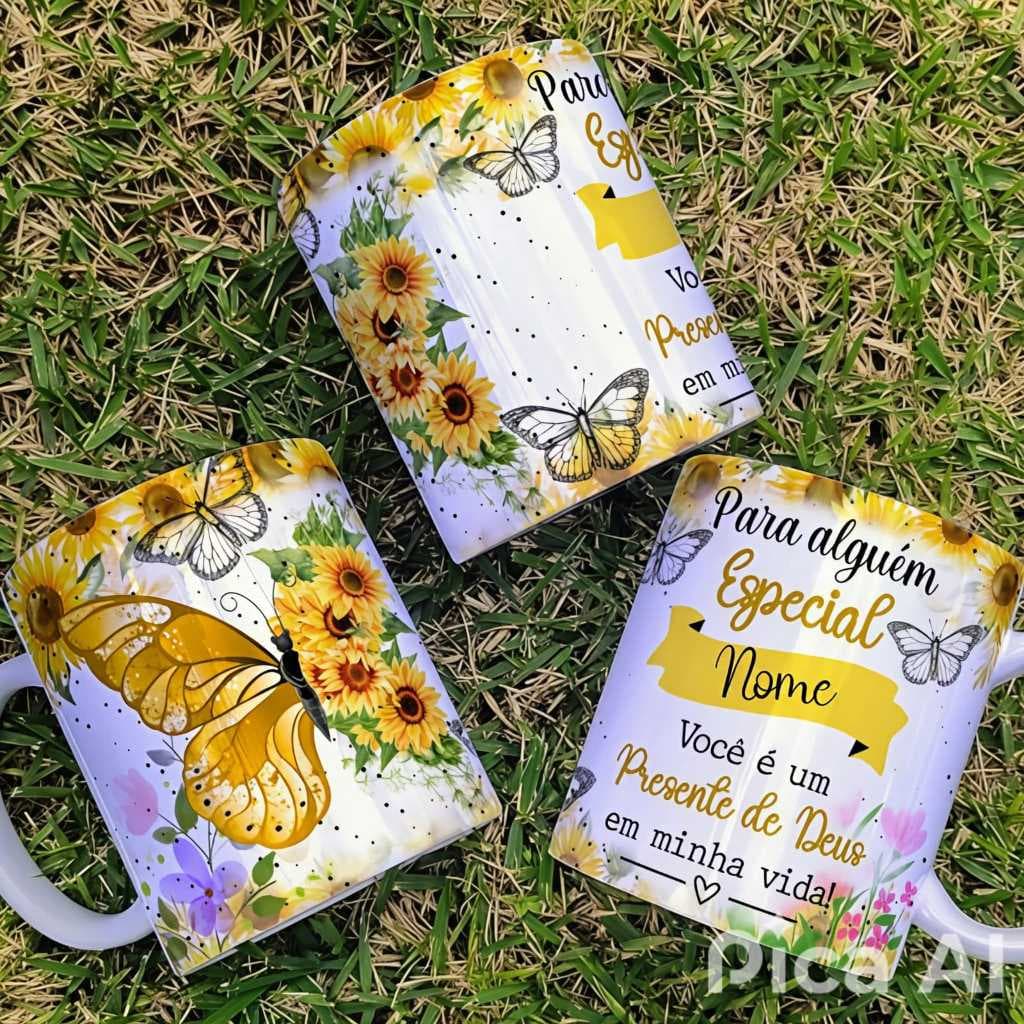 Caneca xícara Copo de Porcelana Cerâmica Personalizada Para Alguém Especial