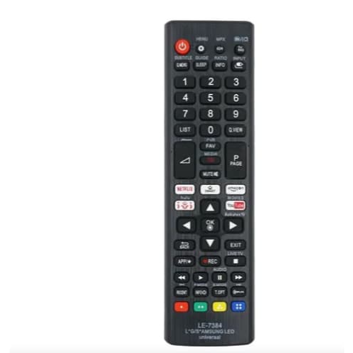 kit 10 6 Controle Remoto Compatível Samsung E LG Le-7384 Universal