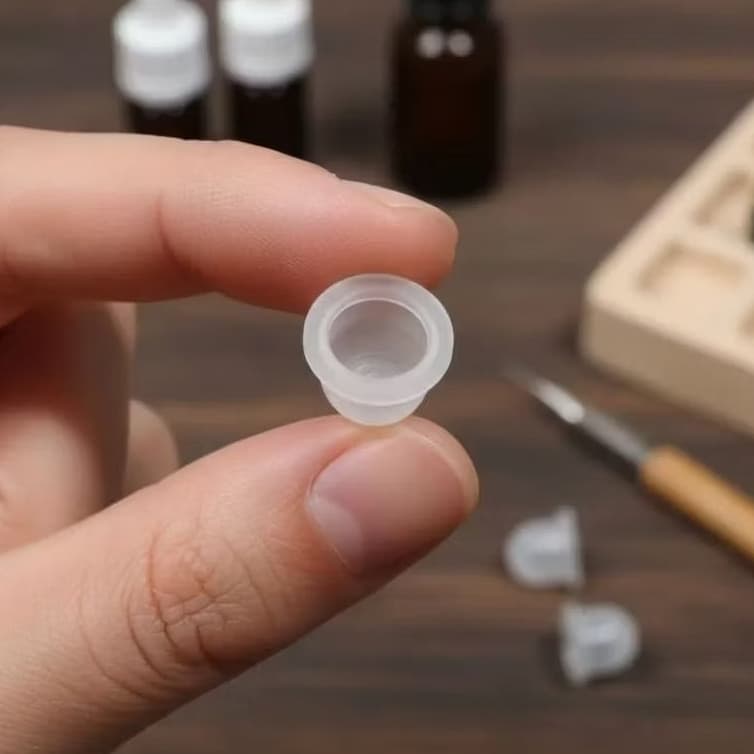 200 Batoque 0.8mm para vidrinhos parte interna da boca 8mm(menor que 1cm)