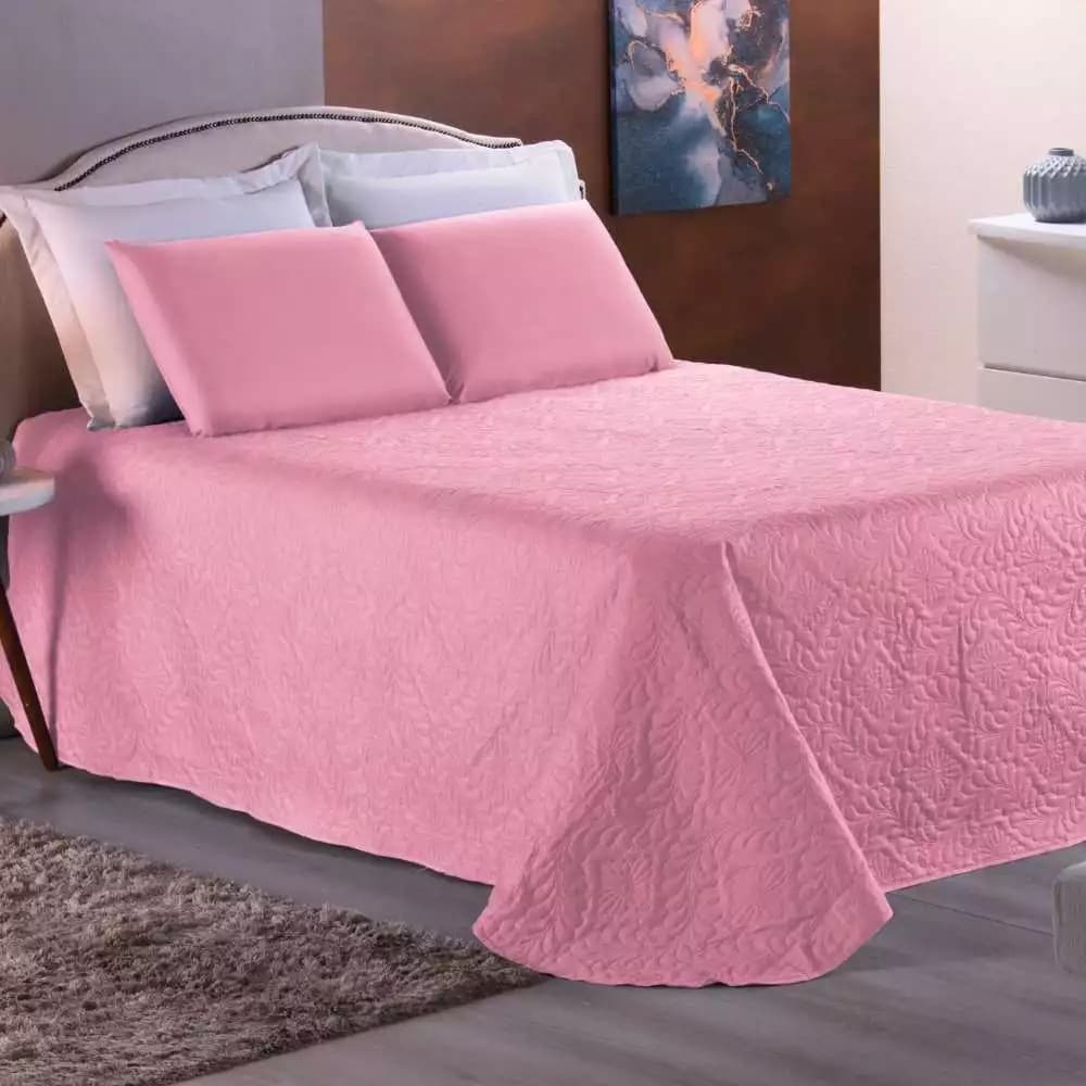 Cobre Leito colcha /Queen/ Todo Matelado Toque Macio - Avulso 1 Peça