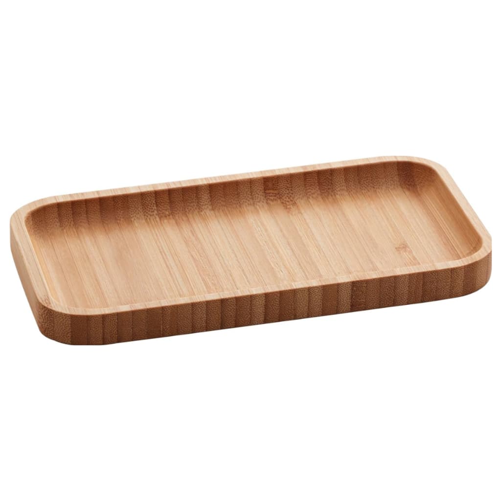 Bandeja de Bambu Marrom 20x10x1,5cm  - Lyor