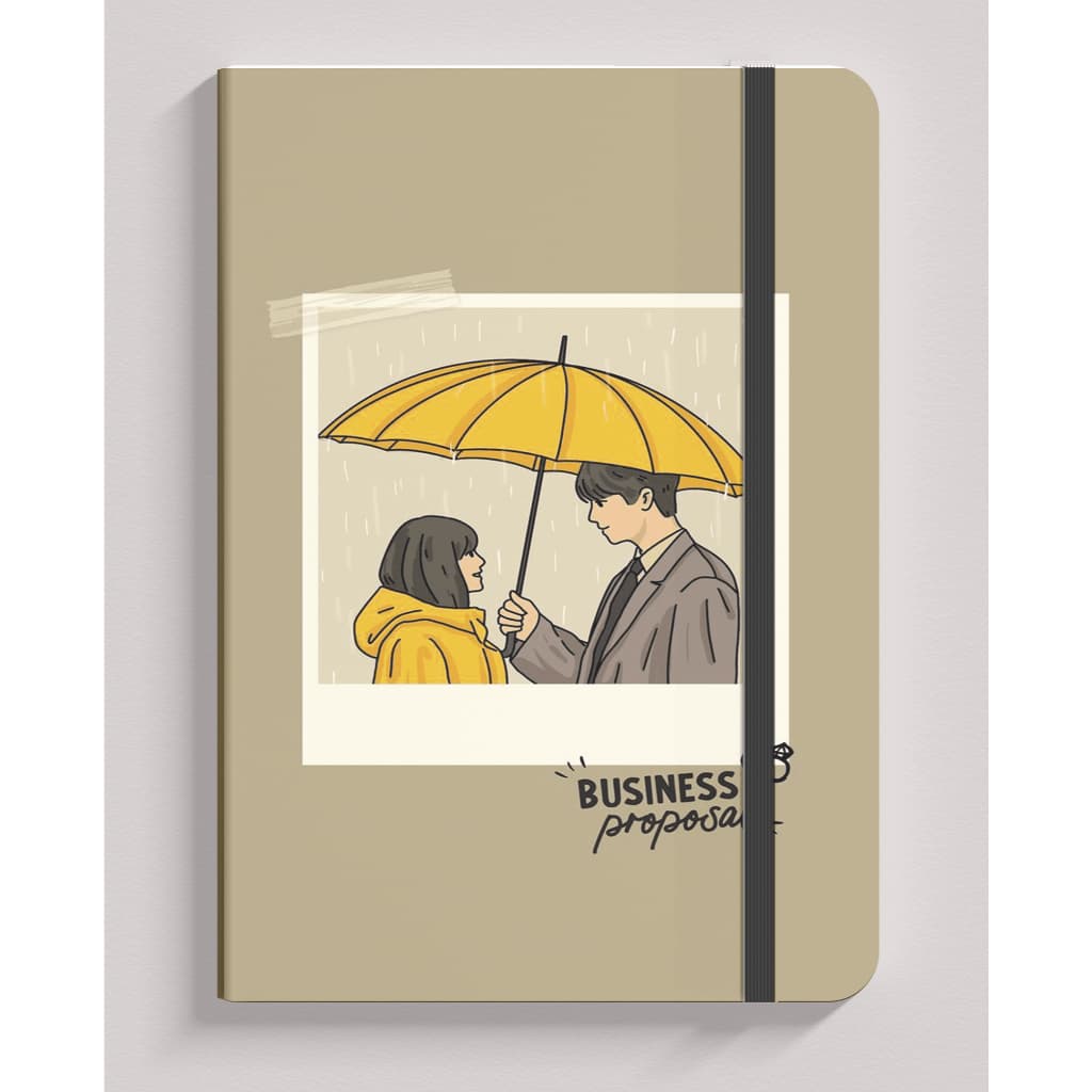 Caderno Moleskine "Pretendente Surpresa" | Caderno K-Drama Business Proposal | Capa Dura 160 Páginas