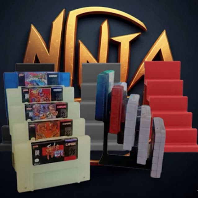 Suporte para 5 cartucho SNES Nintendo várias cores