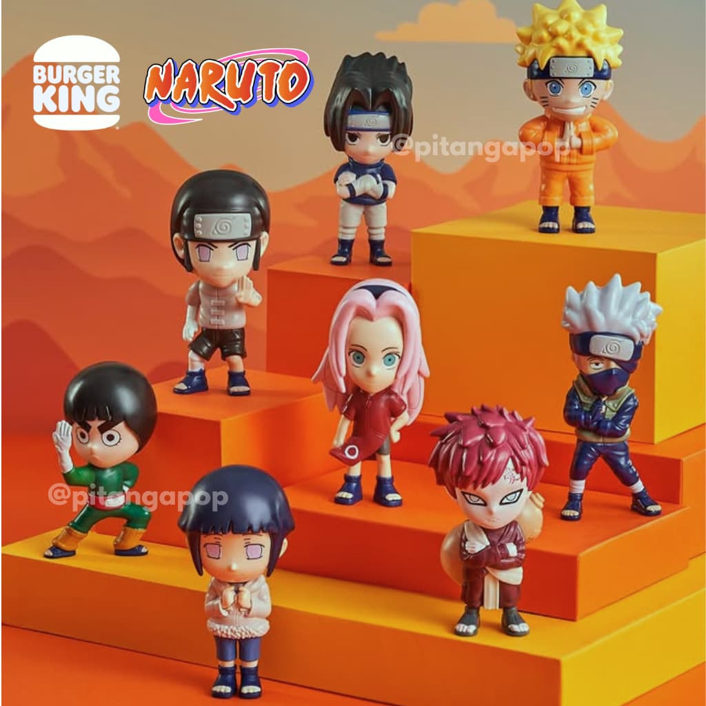 Coleção Naruto Burger King 2025 Lacrados