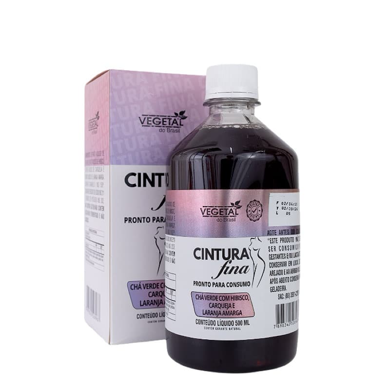 Cintura fina líquido 500 Ml Vegetal do Brasil