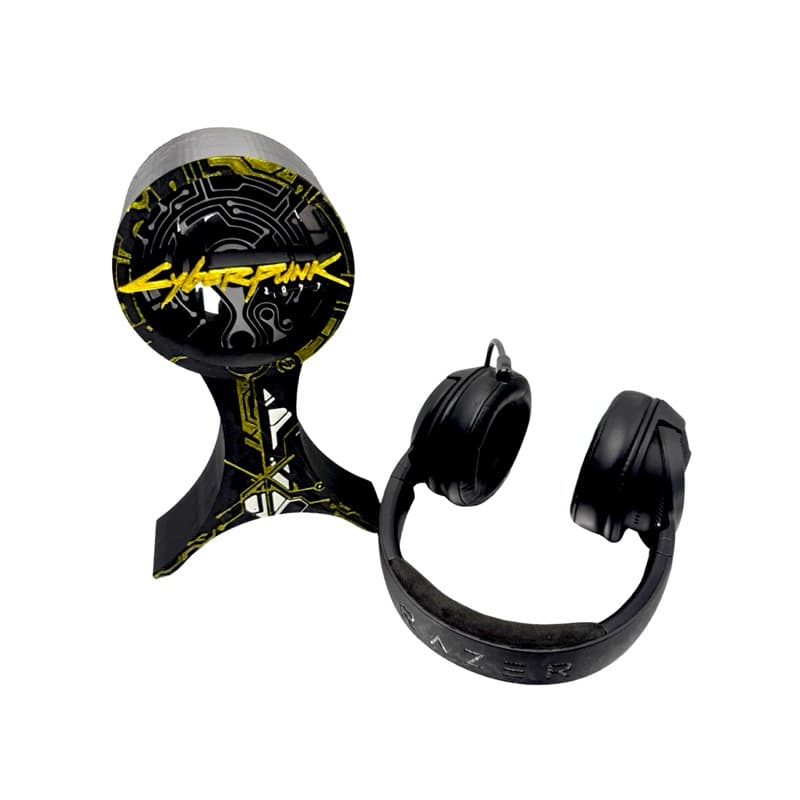 SUPORTE PARA HEADSET FONE GAMER CYBERPUNK 2077 Estilo e Organização para seu setup