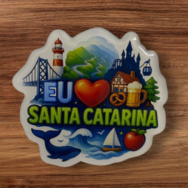 Ímã de Geladeira Santa Catarina turismo