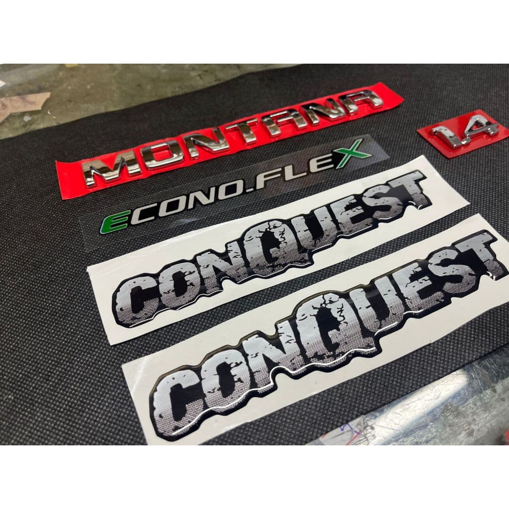 Kit Emblemas  Montana Conquest 1.4 Econoflex