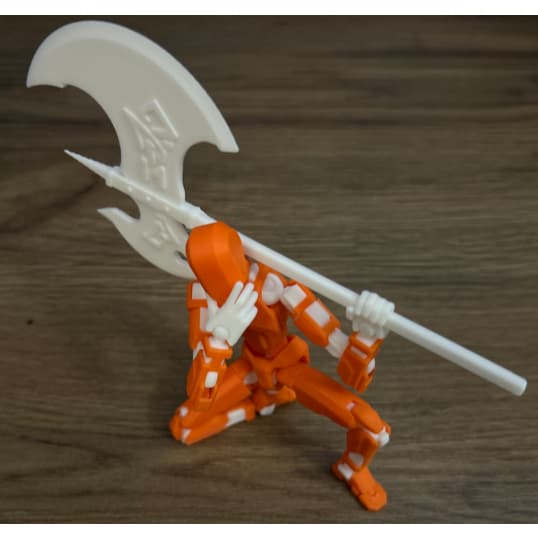Muggora Machado Grande para Dummy 13 Acessórios Brinquedo Decoração  Impresso 3D