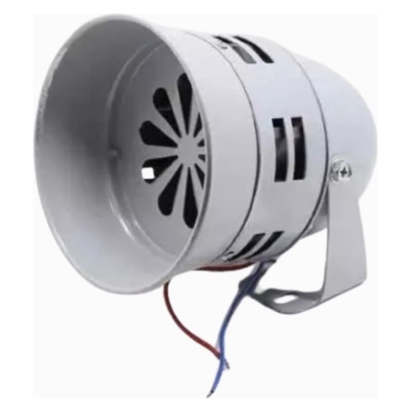 sirene em metal 12 volts alarmes sonoros