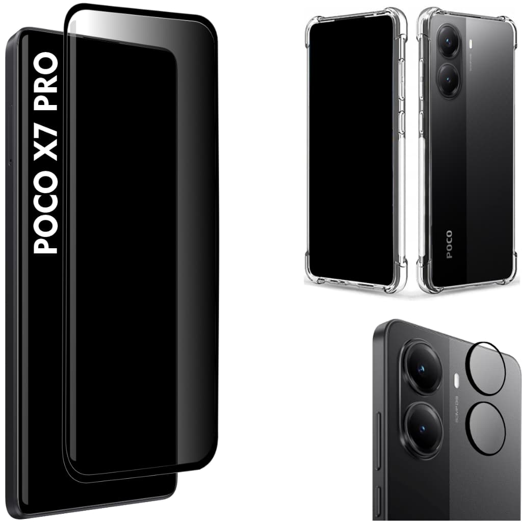 Película Privacidade Fosca Para Xiaomi Poco X7 Pro - Película da Câmera - Capinha Case Anti Shok