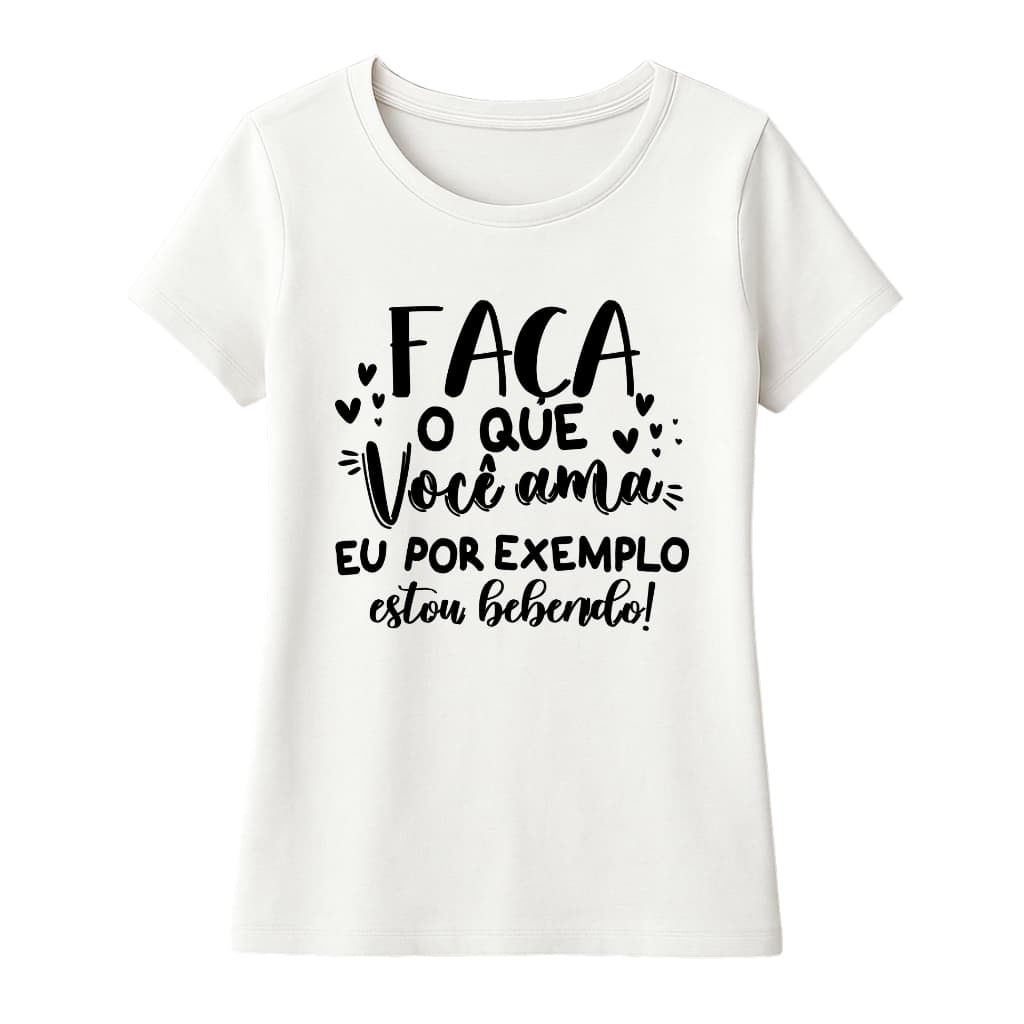 Camiseta Basica Estampada Camisa 100% Algodão Unissex Bebida Amante De Cerveja
