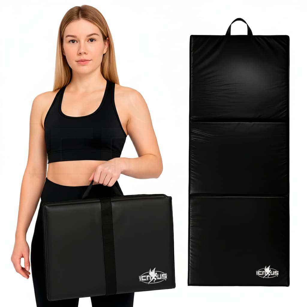 Colchonete Dobrável Descanso Para Educação Fisica Ginástica Fitness Abdominal Yoga Estudio CT