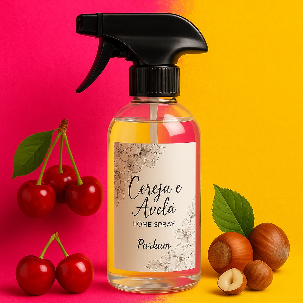 Água Perfumada Home Spray Aroma Para Casa Aromatizador Ambiente e Tecidos Borrifador 500ML