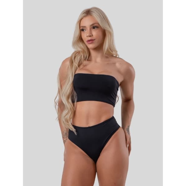 Biquini Tomara Que Caia Hot Pant Moda Praia Piscina Verão Roupa de Banho Confortavel