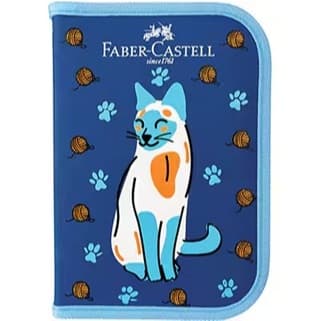 Estojo Completo Coleção Pets Faber-Castell, Gato PT 1 UN