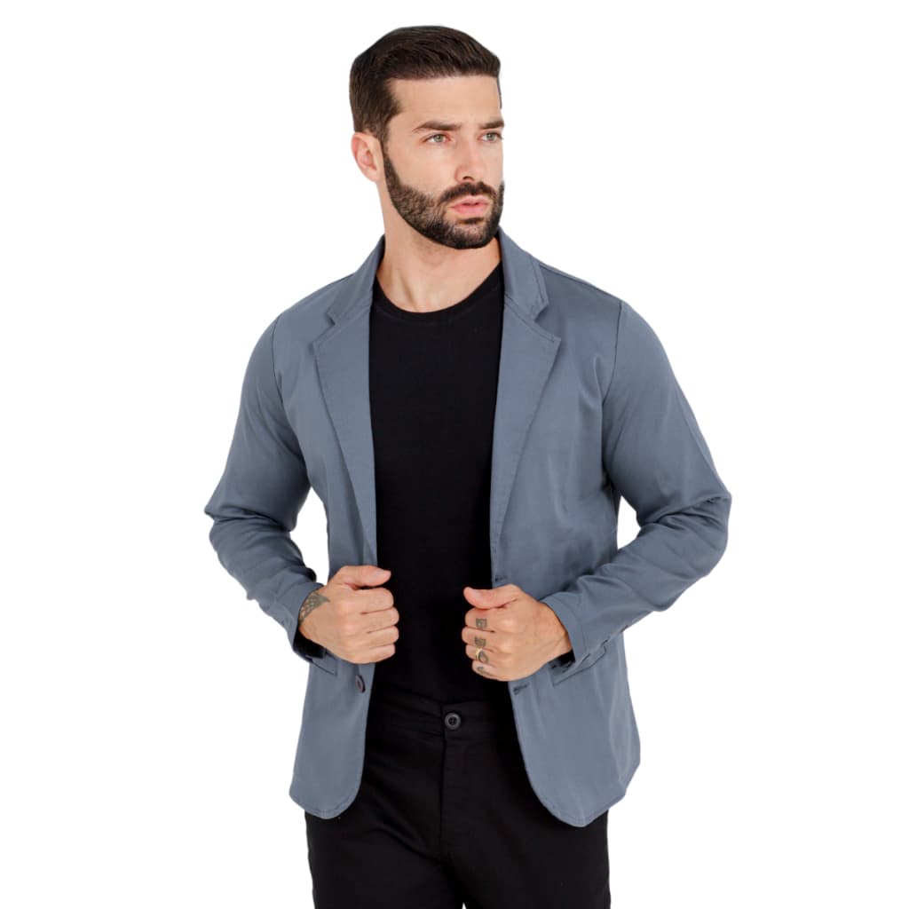 Blazer slim fit esporte fino, Jaqueta esporte fino ajustada, Blazer corte slim esporte fino,