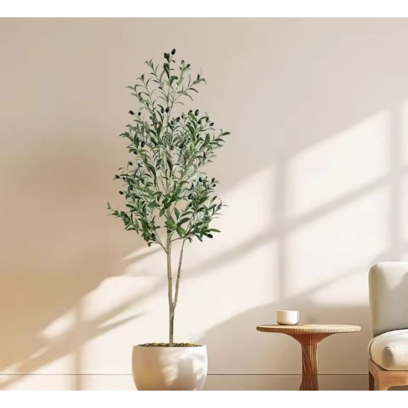 planta oliveira artificial 1.40mt o vaso não acompanha