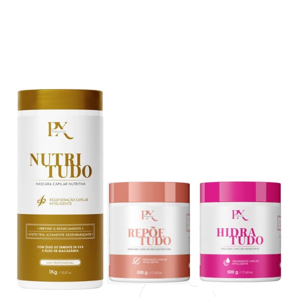 Cronograma Capilar Nutrição,Reconstrução e Hidratação-PX Professional