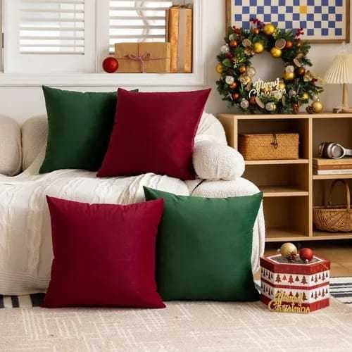 KIT com 04 Almofadas Decorativas com Enchimento - 45 x 45 cm