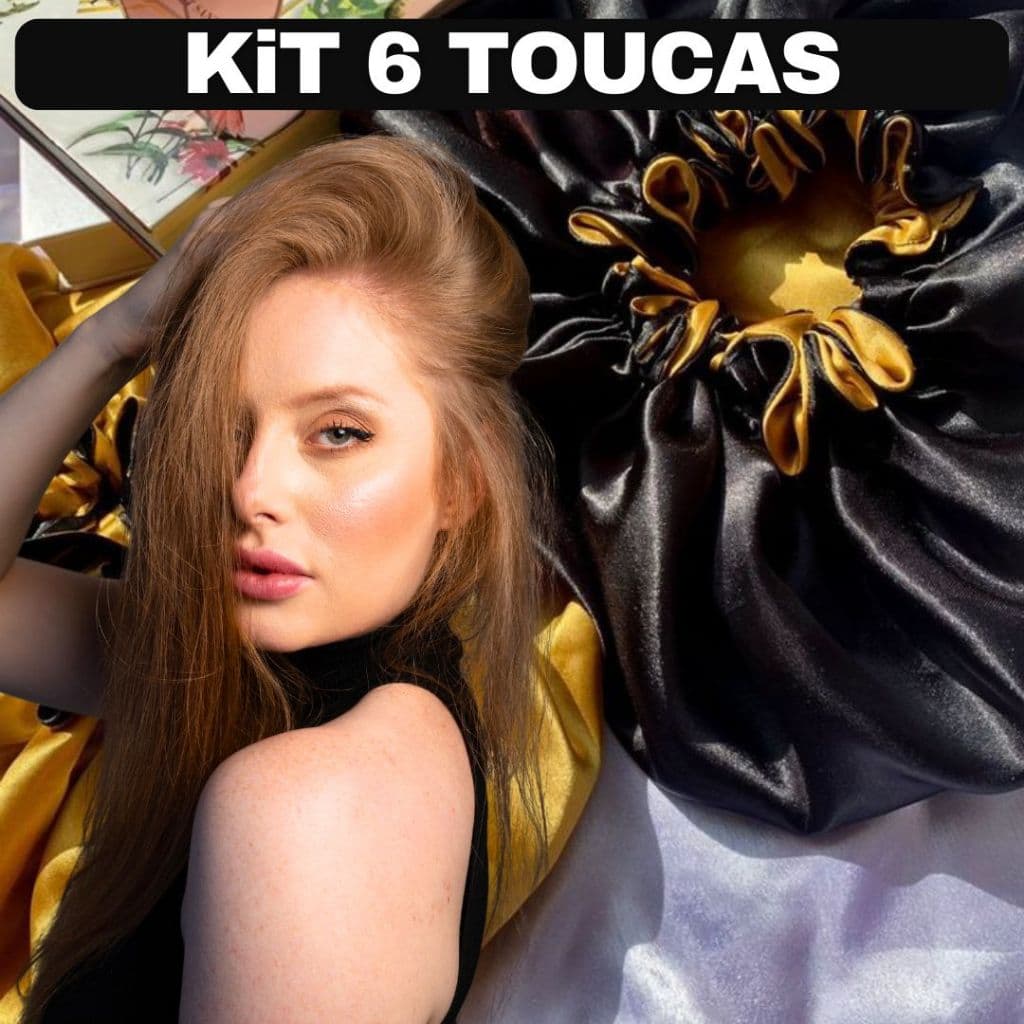 Toucas de Cetim Profissional Anti Frizz Com Regulagem